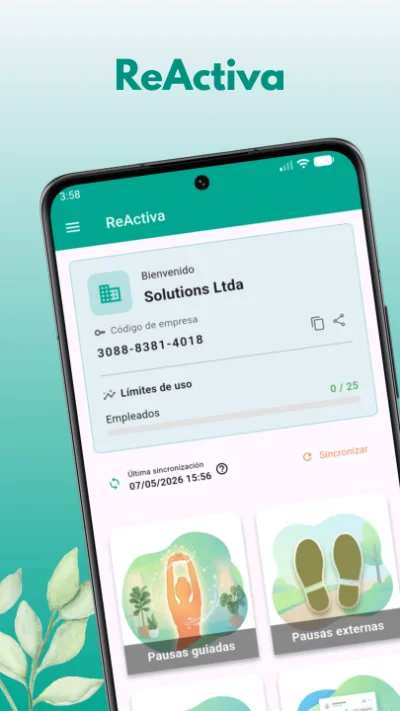 Captura de pantalla 1 de la app ReActiva